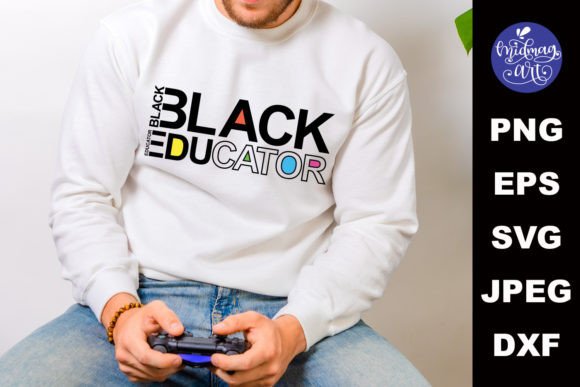 Black Educator Svg, Melanin Cut File Graphics