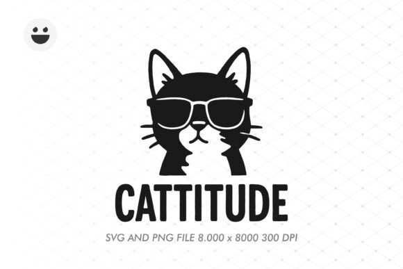 CATITUDE Graphics for T-Shirt Designs