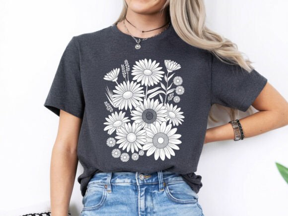 Daisy Flower Lover T-shirt Svg Png