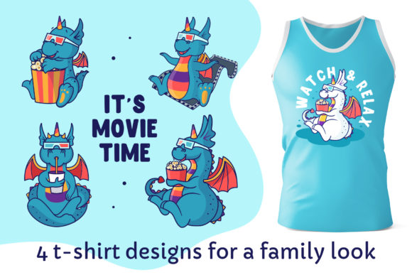 Dragons for T-shirt Designs: Graphics and Illustrations for Creative Crafters