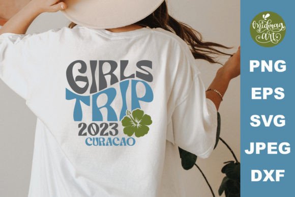 Girls Trip 2023 Curacao SVG Graphics