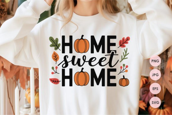 Home Sweet Home Sublimation SVG Design: Graphics for T-Shirt Designs