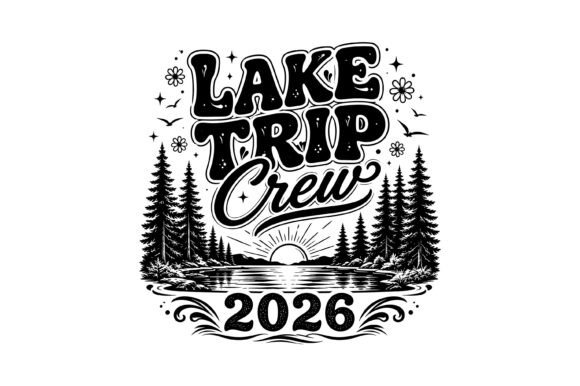 Lake Trip Crew 2026 SVG Design Graphics
