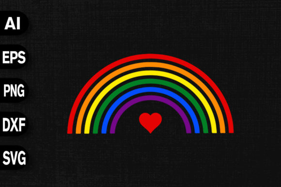 Rainbow Vintage Pride LGBTQ Graphics T-Shirt Designs