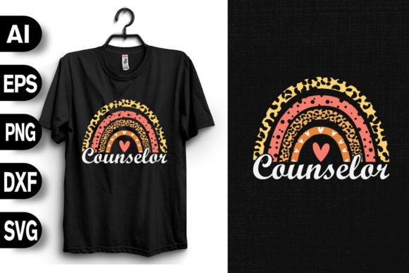 School Counselor Rainbow Leopard